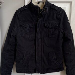 Abercrombie Kids Dark  blue Jacket with Pockets